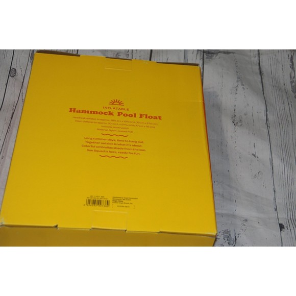 Target Other Sun Squad Inflatable Hammock Pool Float Poshmark